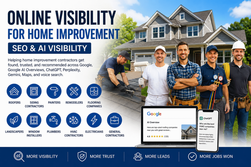 Online Visibility for Home Improvement