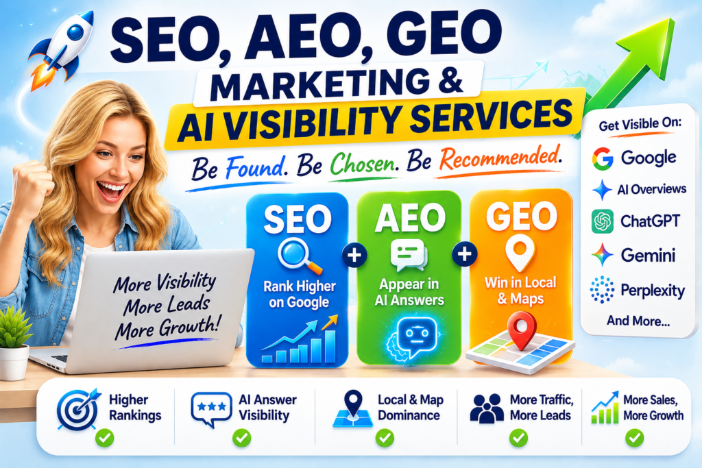 SEO AEO GEO MARKETING